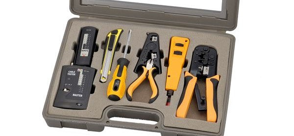 SPROTEK 10 Piece Network Installation Tool Kit