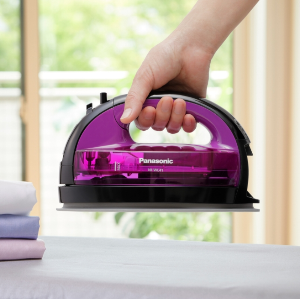 Panasonic NI-WL41VSJ Clothes Iron 1550W Output, Cordless, 360 degree Design Soleplate, Ceramic Soleplate