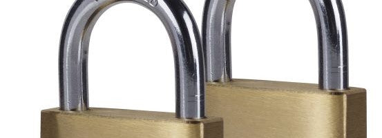 Yale Brass Padlock 40mm Pk 2