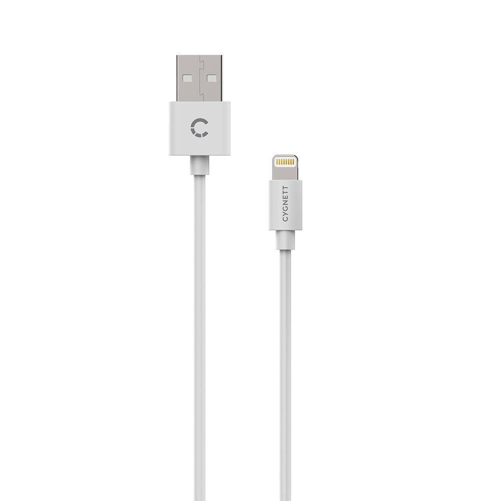 CY2723PCCSL - Cygnett Essentials Lightning to USB-A Cable 1M - White