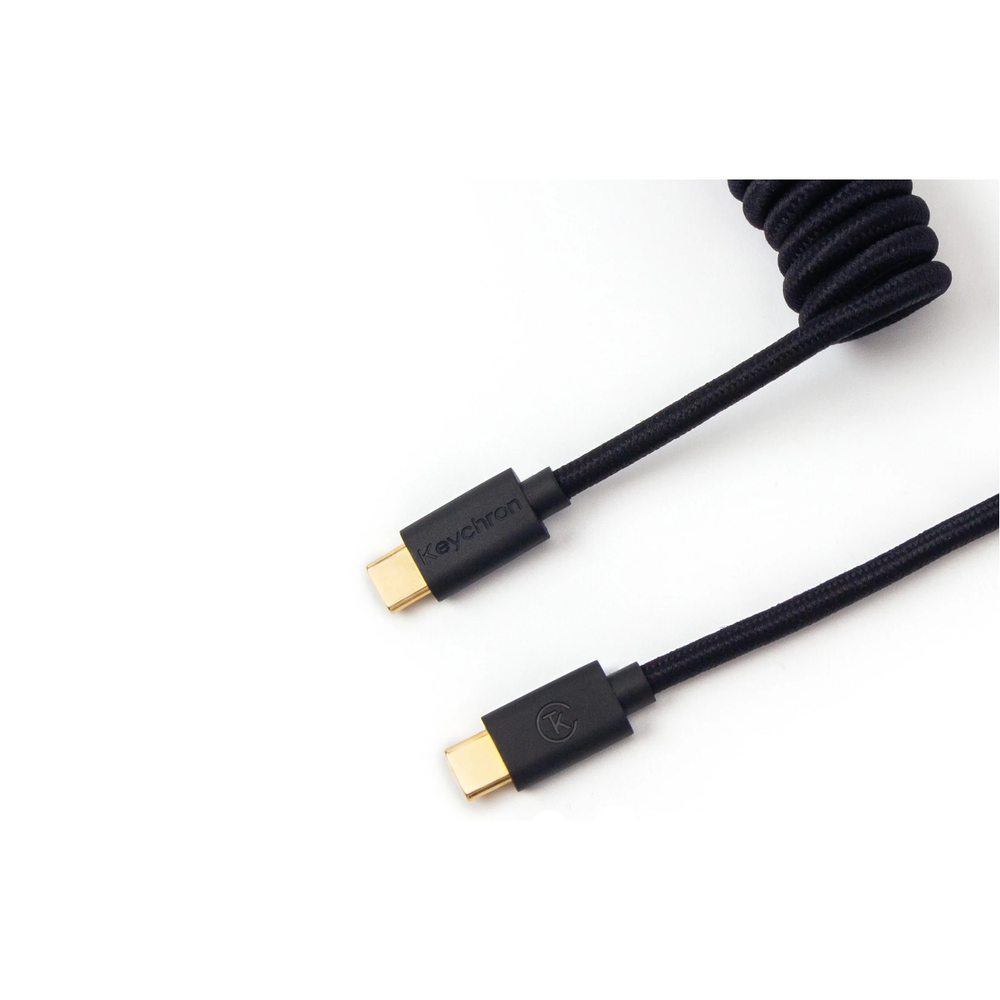 KEYC-CAB-B - Keychron Coiled Type-C Cable Black