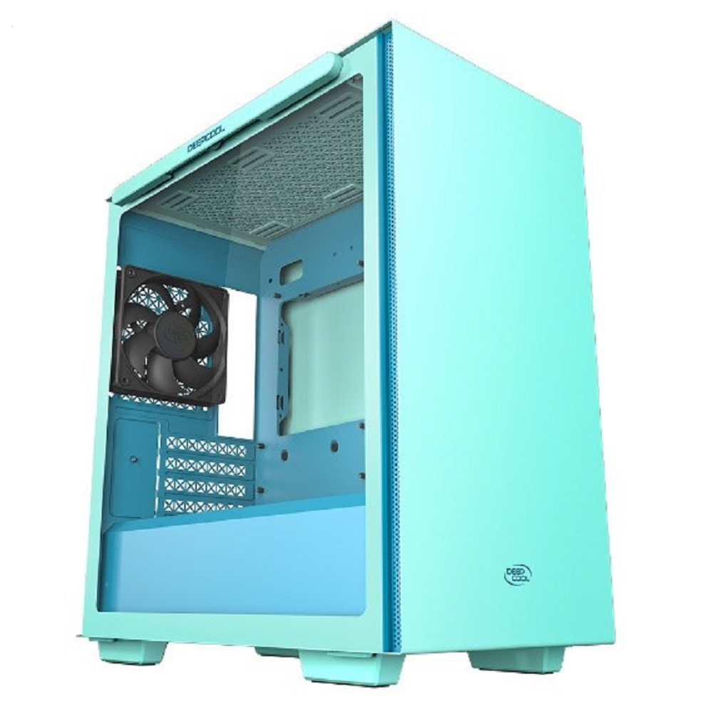 CASE-MACUBE110-GR - Deepcool MACUBE 110 MATX temper glass. Micro-ATX Case Green