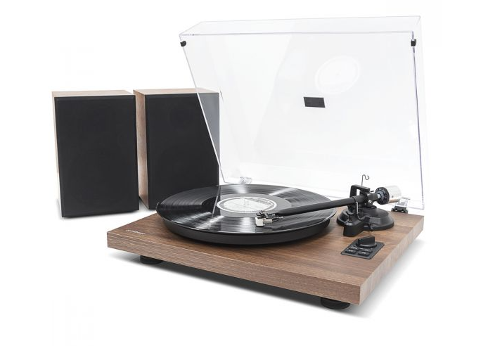 mbeat Hi-Fi Bluetooth Turntable with Bookshelf Speakers Default Title