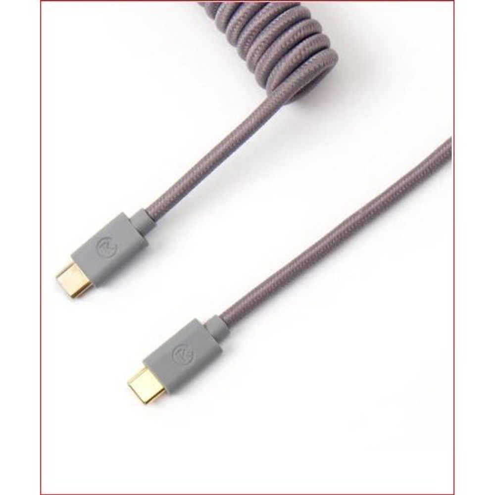 KEYC-CAB-G - Keychron Coiled Type-C Cable Grey