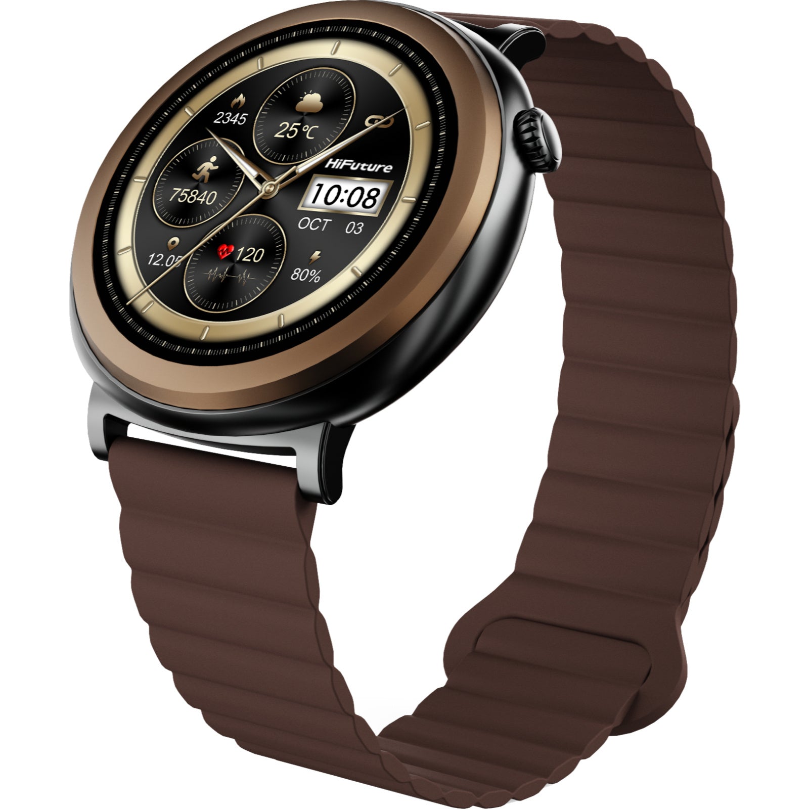 HiFuture AURORA Smartwatch Brown Default Title