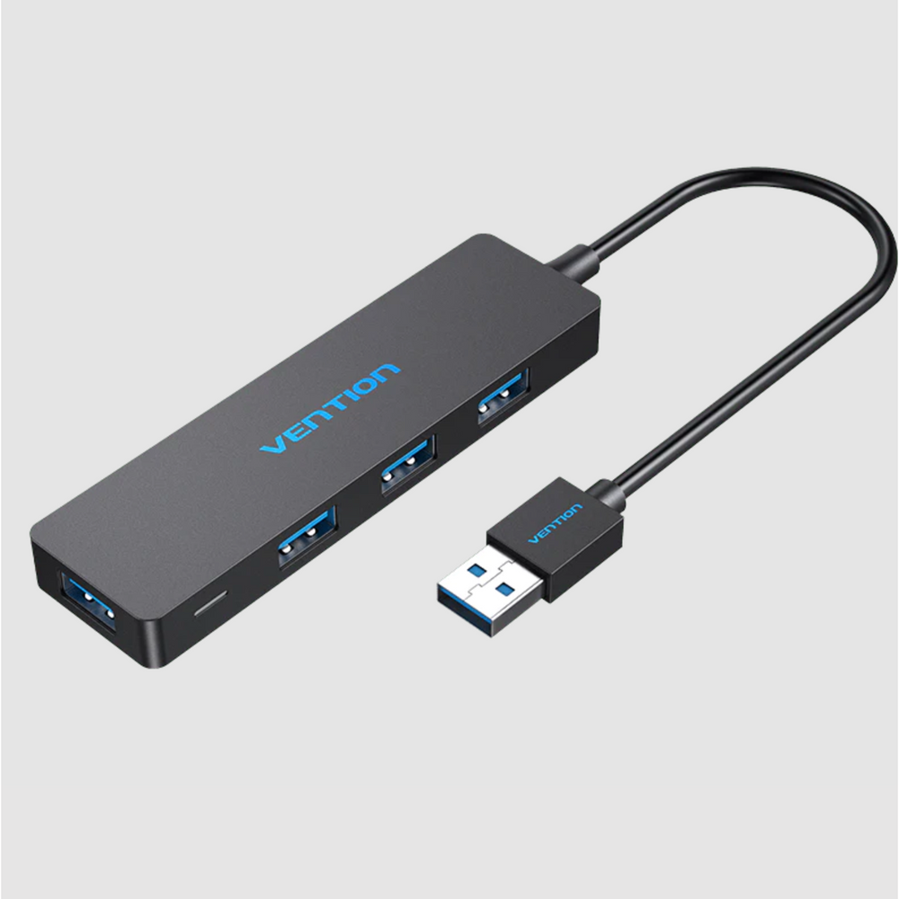 VEN-CHKBB - Vention 4 Ports USB3.0 HUB 0.15M Black