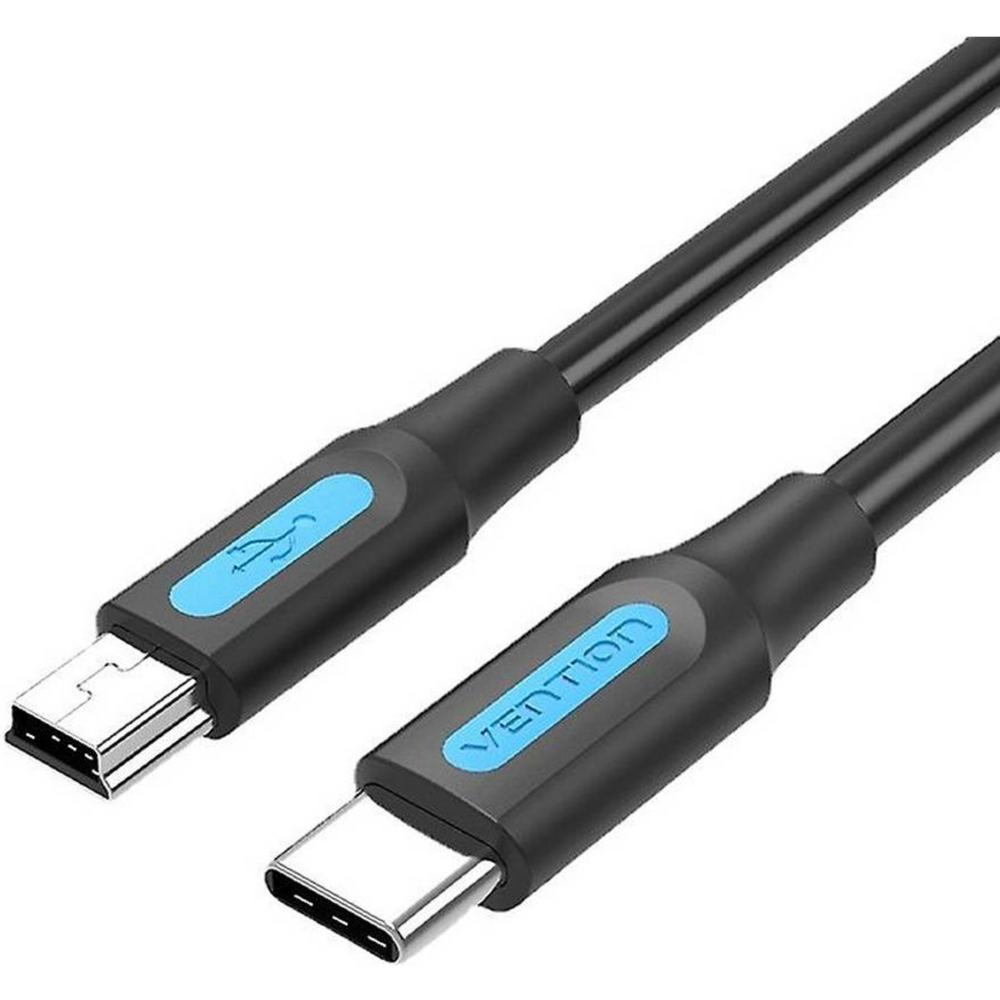 VEN-COWBH - Vention USB 2.0 C Male to Mini-B Male 2A Cable 2M Black