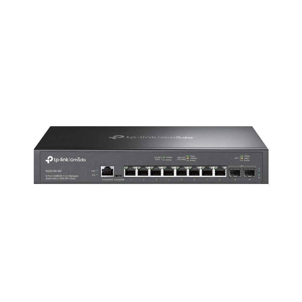 TL-SG3210X-M2 - TP-Link SG3210X-M2, Omada 8-Port 2.5G L2+ Managed Switch