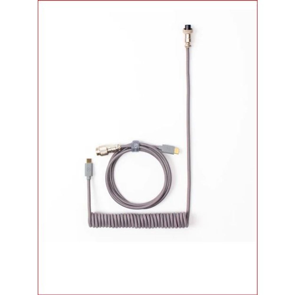 KEYC-CAB-G - Keychron Coiled Type-C Cable Grey