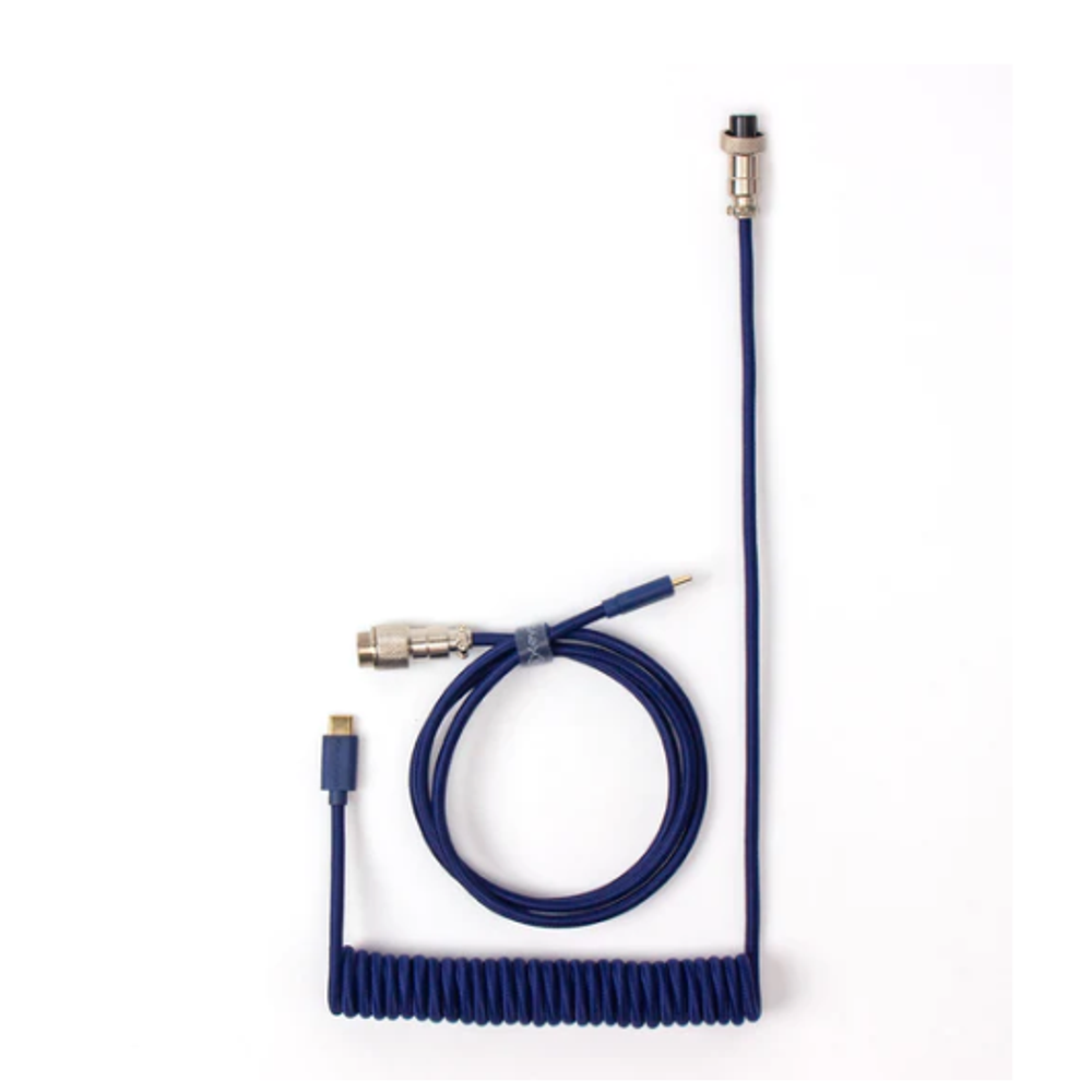 KEYC-CAB-L - Keychron Coiled Type-C Cable Blue