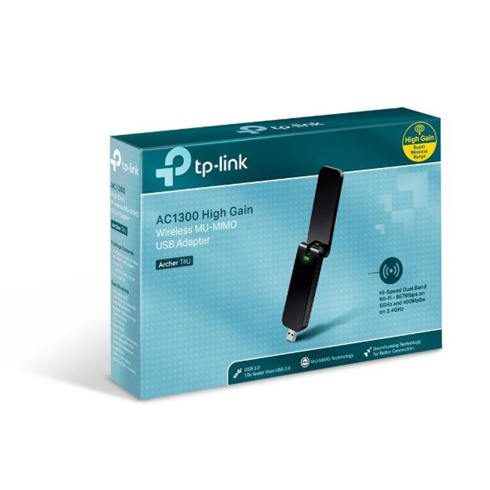 TL-ARCHERT4U - TP-Link AC1300 Wireless Dual Band USB Adapter