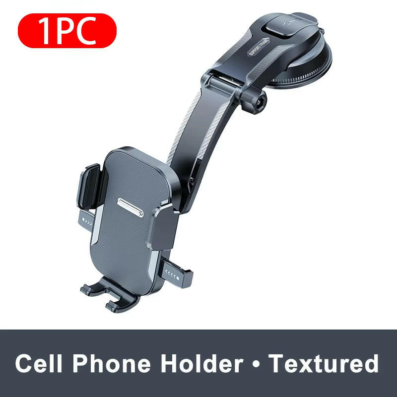 Car Dashboard Phone Bracket Universal Auto Cellphone Stand for GPS Navigation Textured Type