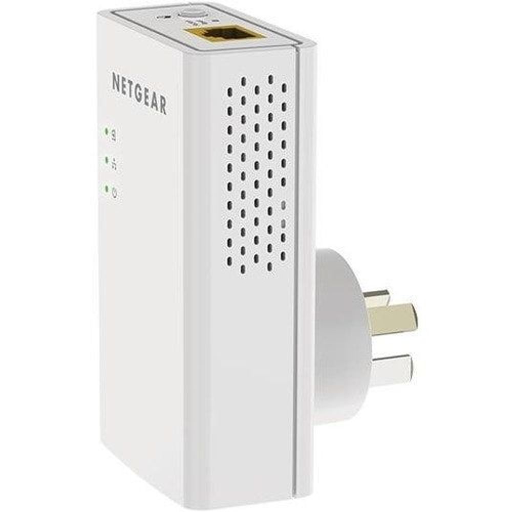 Netgear PL1000 Powerline Network Adapter - 2 - 1 x Network (RJ-45) - 1000 Mbit/s Powerline