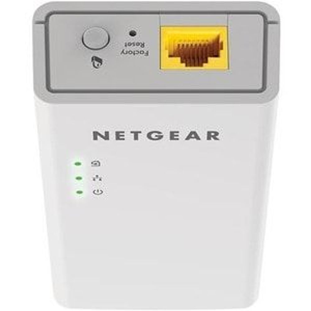 Netgear PL1000 Powerline Network Adapter - 2 - 1 x Network (RJ-45) - 1000 Mbit/s Powerline