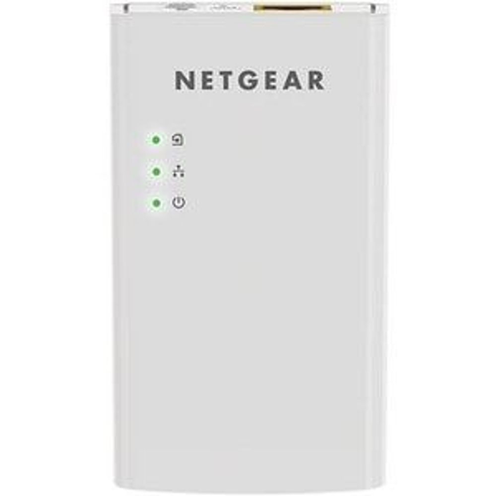 Netgear PL1000 Powerline Network Adapter - 2 - 1 x Network (RJ-45) - 1000 Mbit/s Powerline