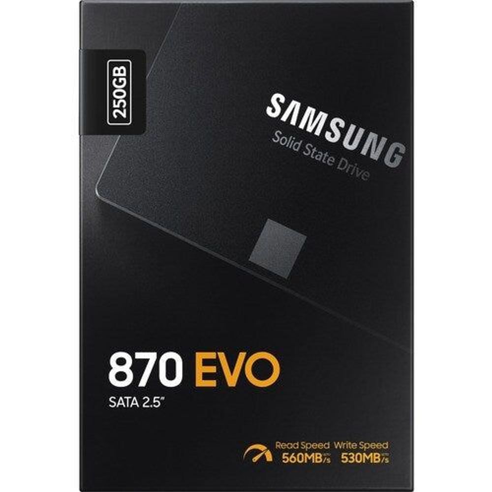 MZ-77E250BW - Samsung 870 EVO MZ-77E250BW 250 GB Solid State Drive - 2.5" Internal -