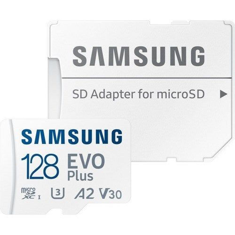 MB-MC128KA/APC - Samsung EVO Plus 128 GB Class 10/UHS-I (U3) V30 microSDXC - 130 MB/s R