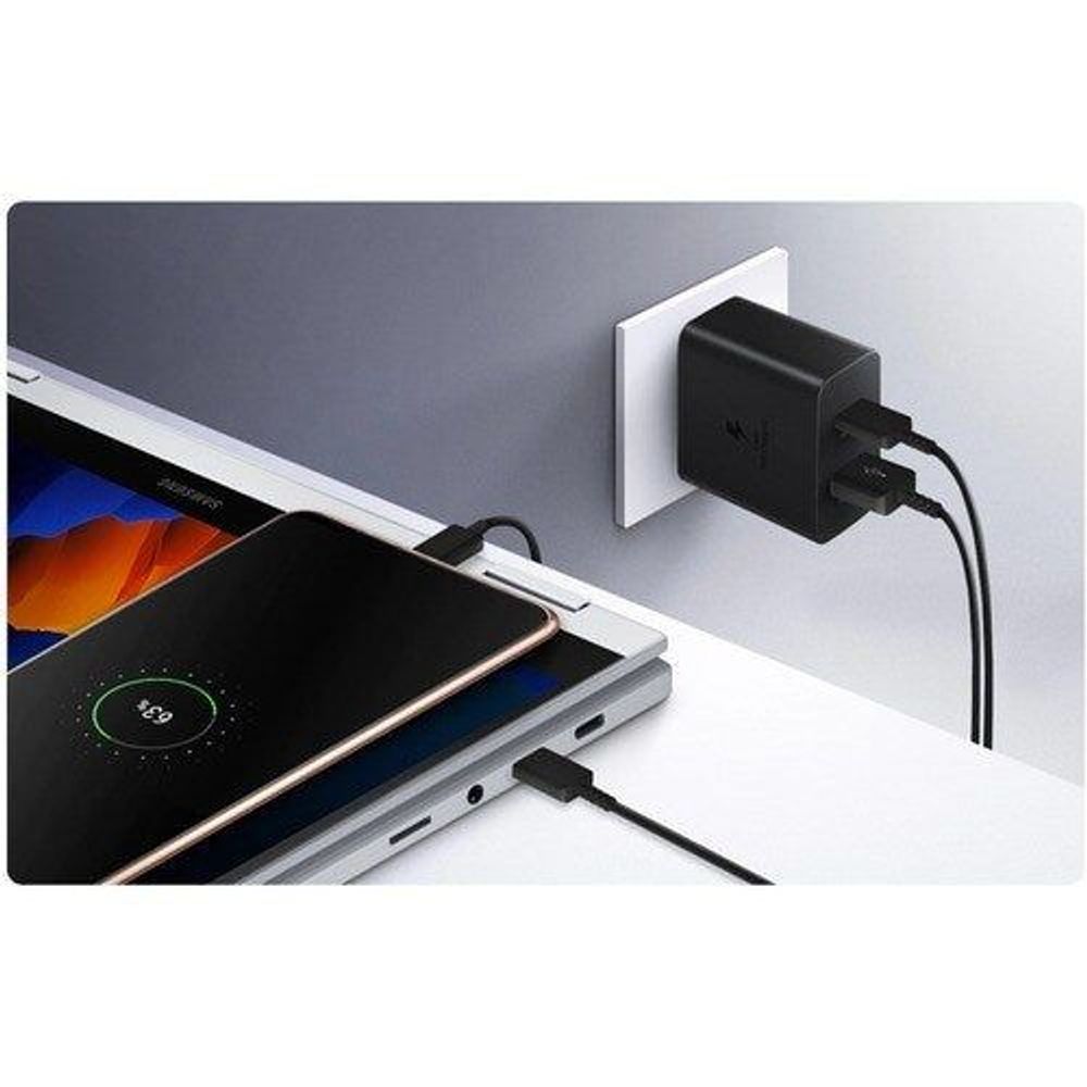 EP-TA220NBEGAU - Samsung 35W Power Adapter Duo - 35 W - 120 V AC, 230 V AC Input - 5 V