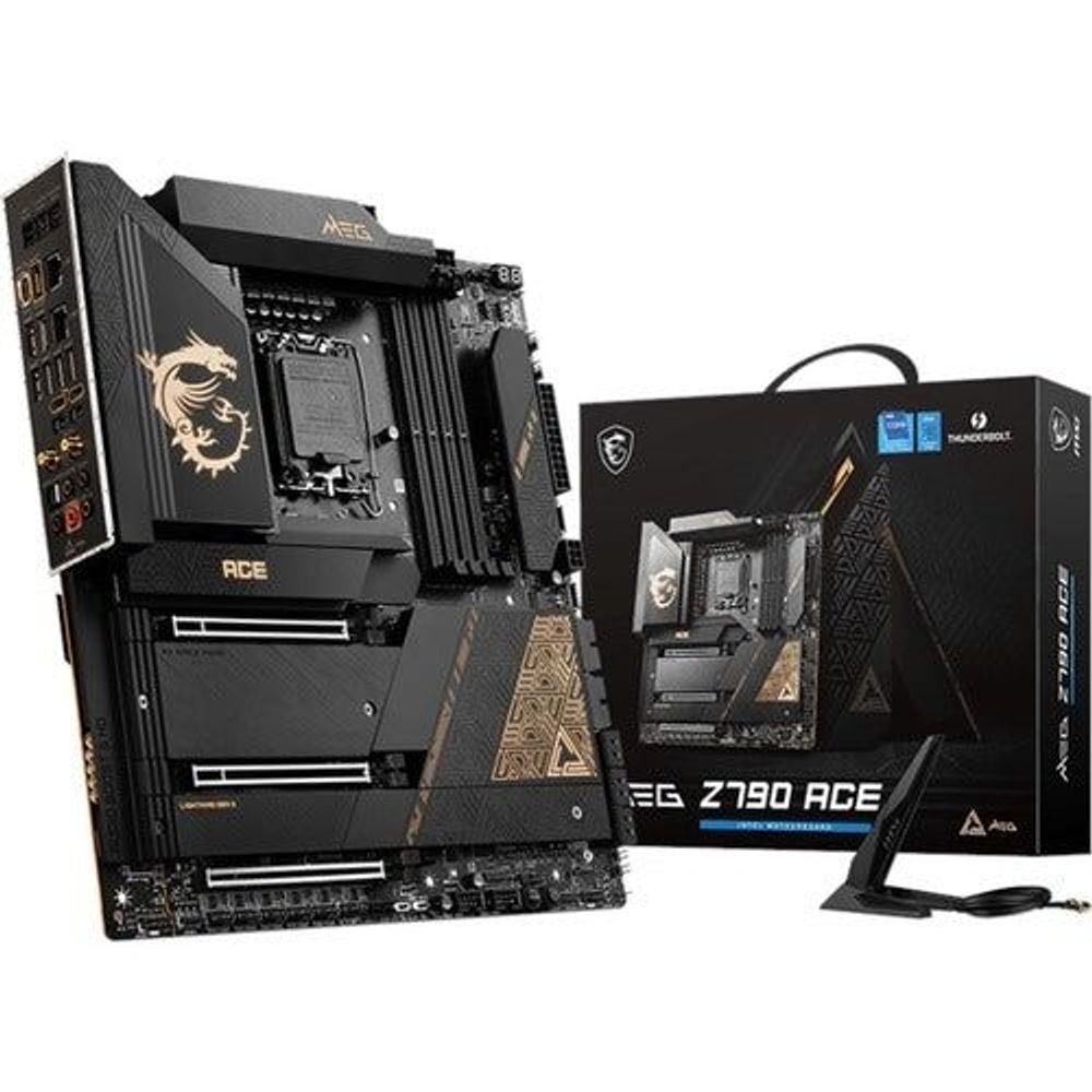 MSI MEG Z790 Ace Gaming Desktop Motherboard - Intel Z790 Chipset - Soc