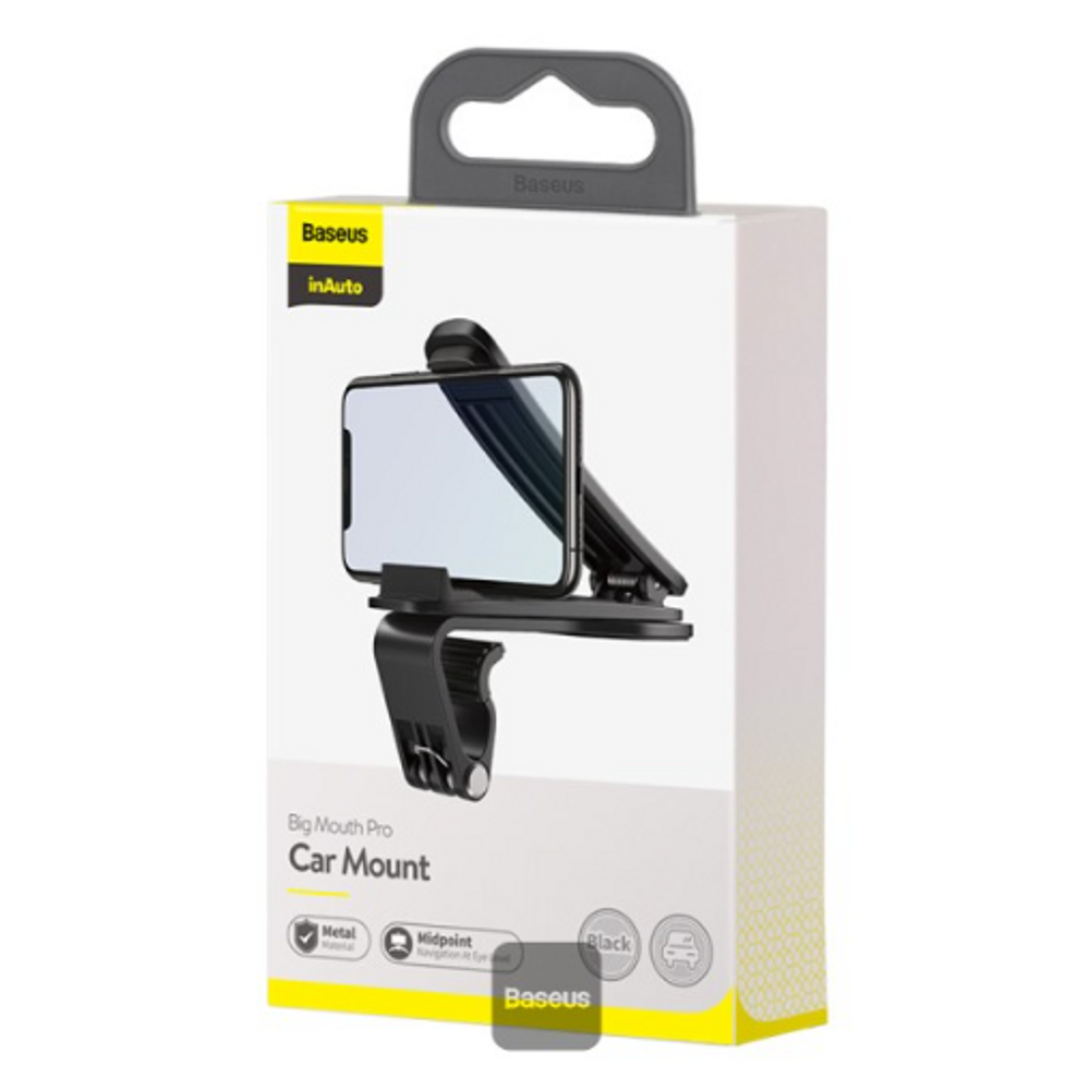 BAS24858 - Baseus Big Mouth Pro Phone Car Mount Black