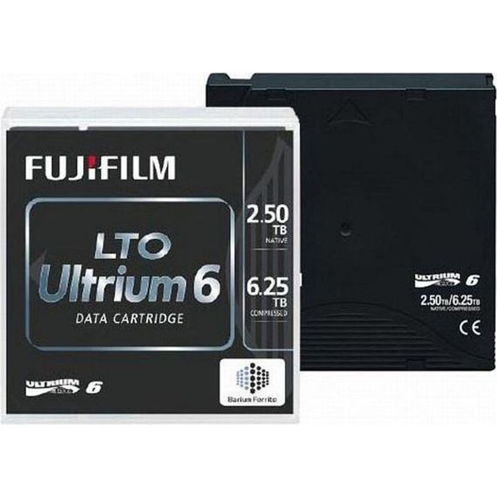 16310732 - Fujifilm LTO Ultrium 6 2.5/6.25TB Tape Cartridge (Barium Ferrite)