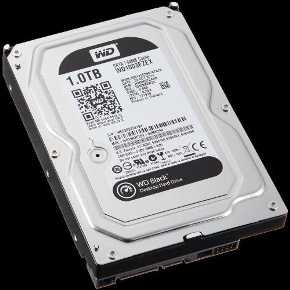 WD Black 1TB SATA3 3.5" 7200RPM 64MB 1TB Hard Drive