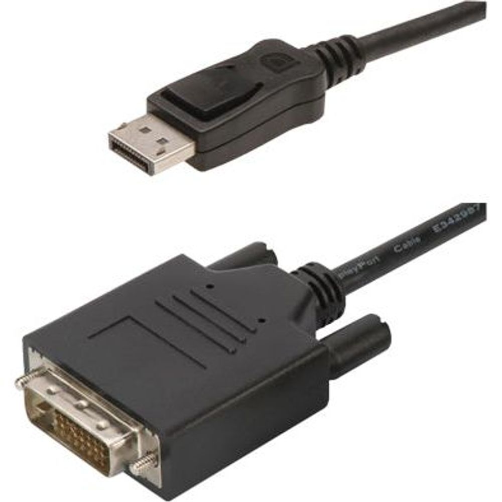 AK-340301-020-S - Digitus DisplayPort (M) to DVI-D (M) 2m Monitor Cable