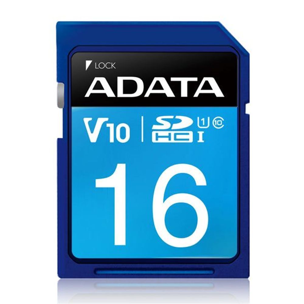 ASDH16GUICL10-R - ADATA Premier UHS-I SDHC Card 16GB