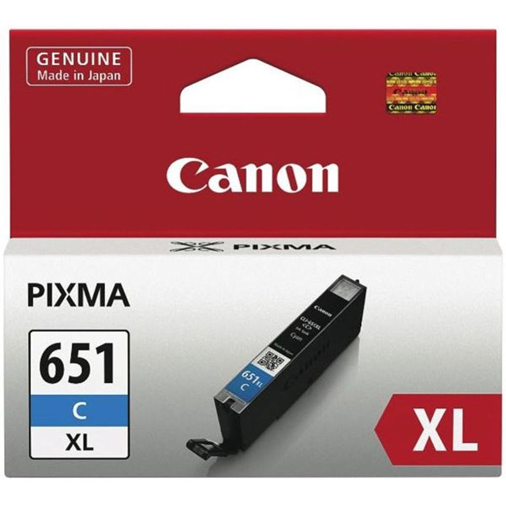 CLI651XLCOCN - Canon CLI651XLC Cyan High Yield Ink Cartridge