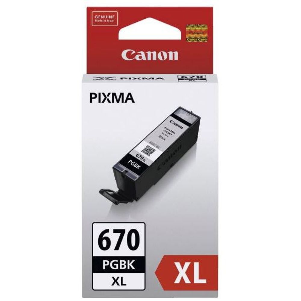 PGI-670XLPGBK - Canon PGI670XLBK Pigment Black High Yield Ink Cartridge