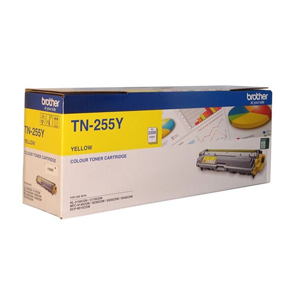 TN255Y - Brother TN-255Y Yellow High Yield Toner