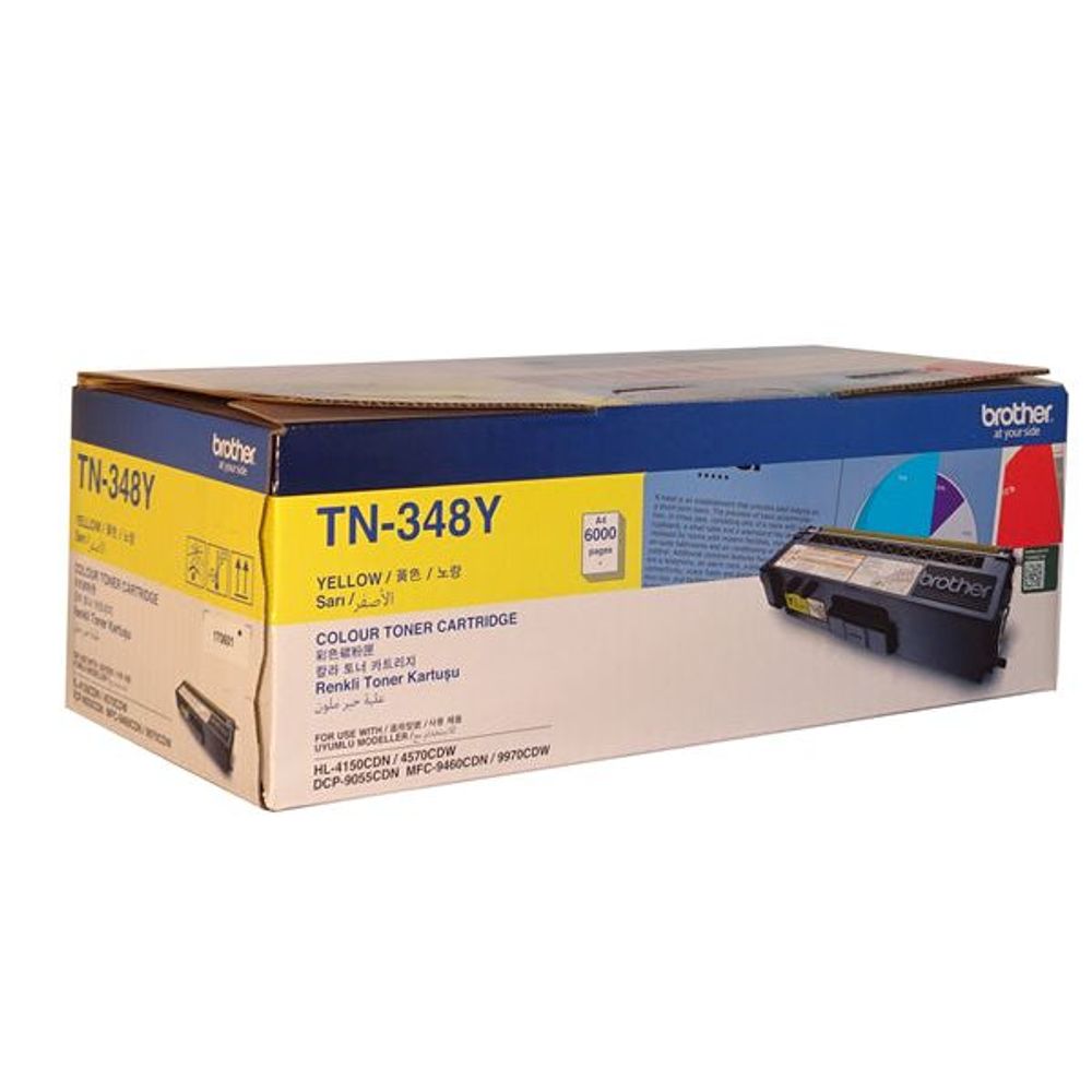 TN348Y - Brother TN-348Y Yellow High Yield Toner