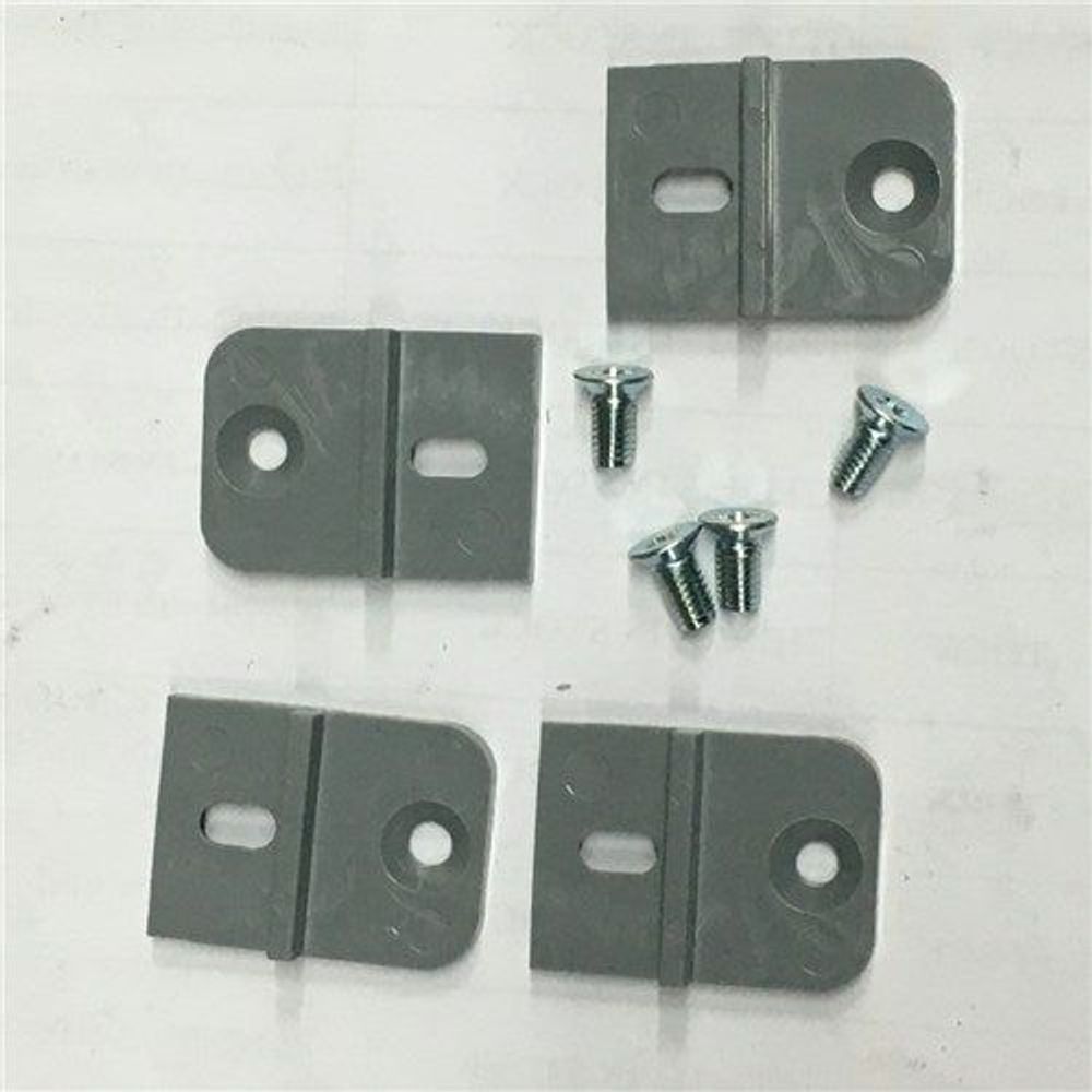 HB5840 - MNT PLATE SET DARK GRY W/SCREW 4PCE