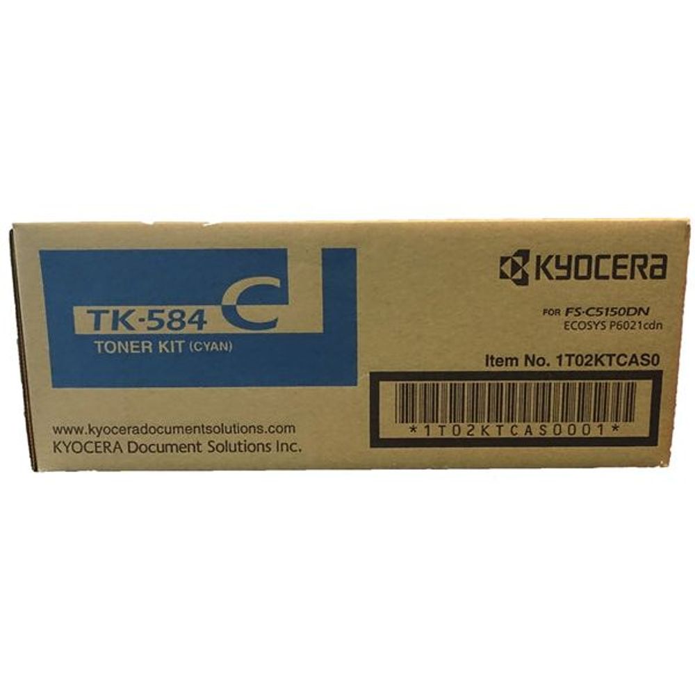 TK-584C - Kyocera TK-584C Cyan Toner