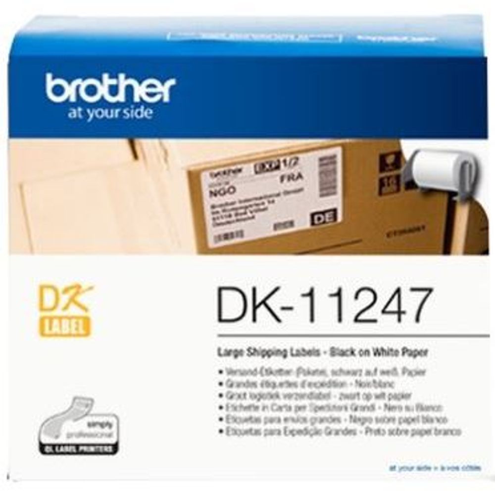 DK11247 - Brother DK11247 180 Large Shipping Labels 103mm x 164mm