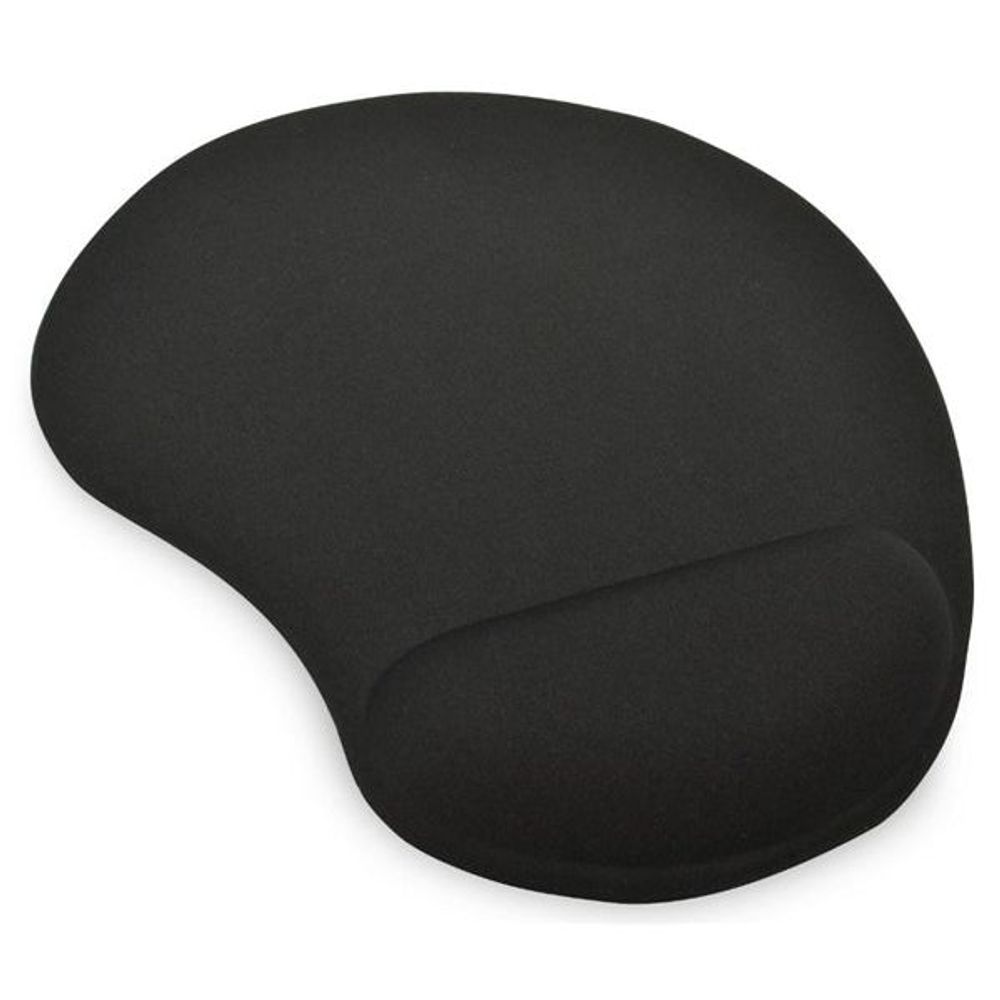 64020 - Ednet Mouse Pad with Gel Wrist Rest - Black