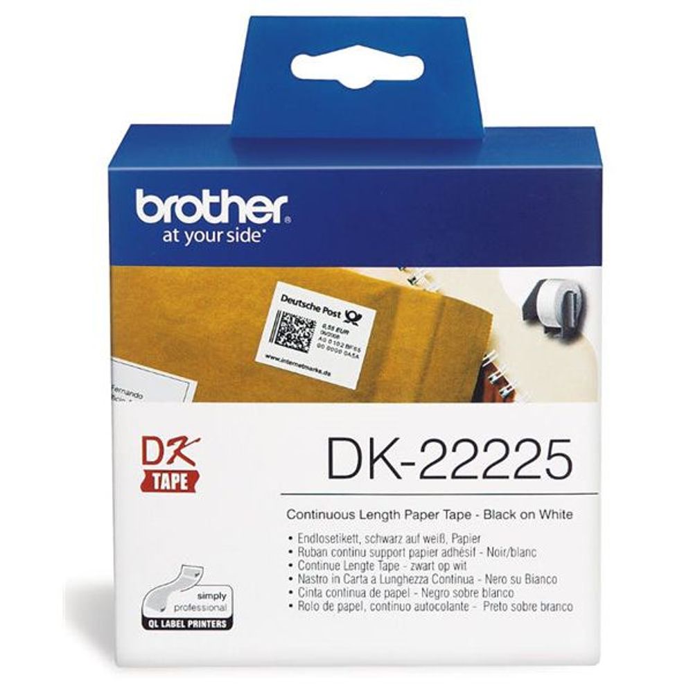 DK22225 - Brother DK22225 Continuous Paper Label 38mm x 30.48m