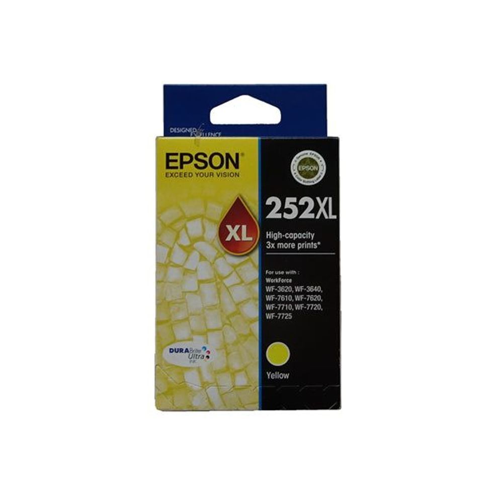 C13T253492 - Epson 252XL Yellow High Yield Ink Cartridge