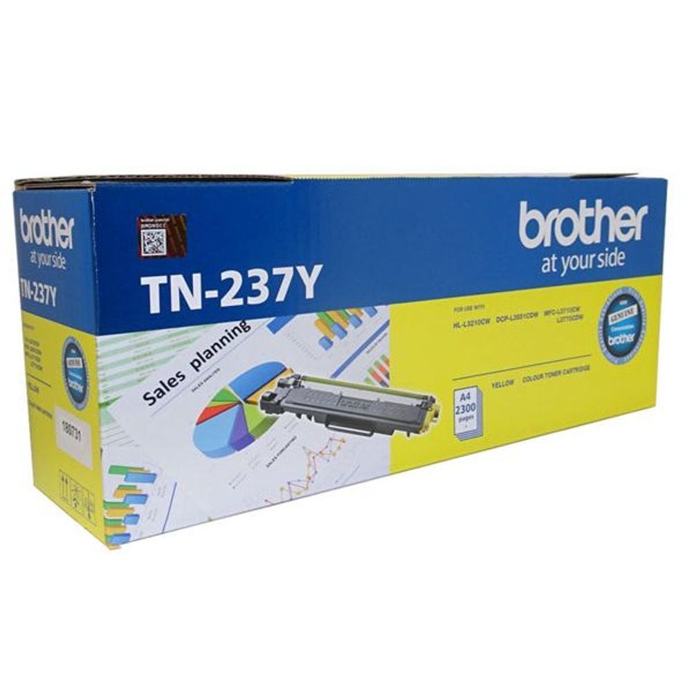 TN237Y - Brother TN-237Y Yellow High Yield Toner Cartridge