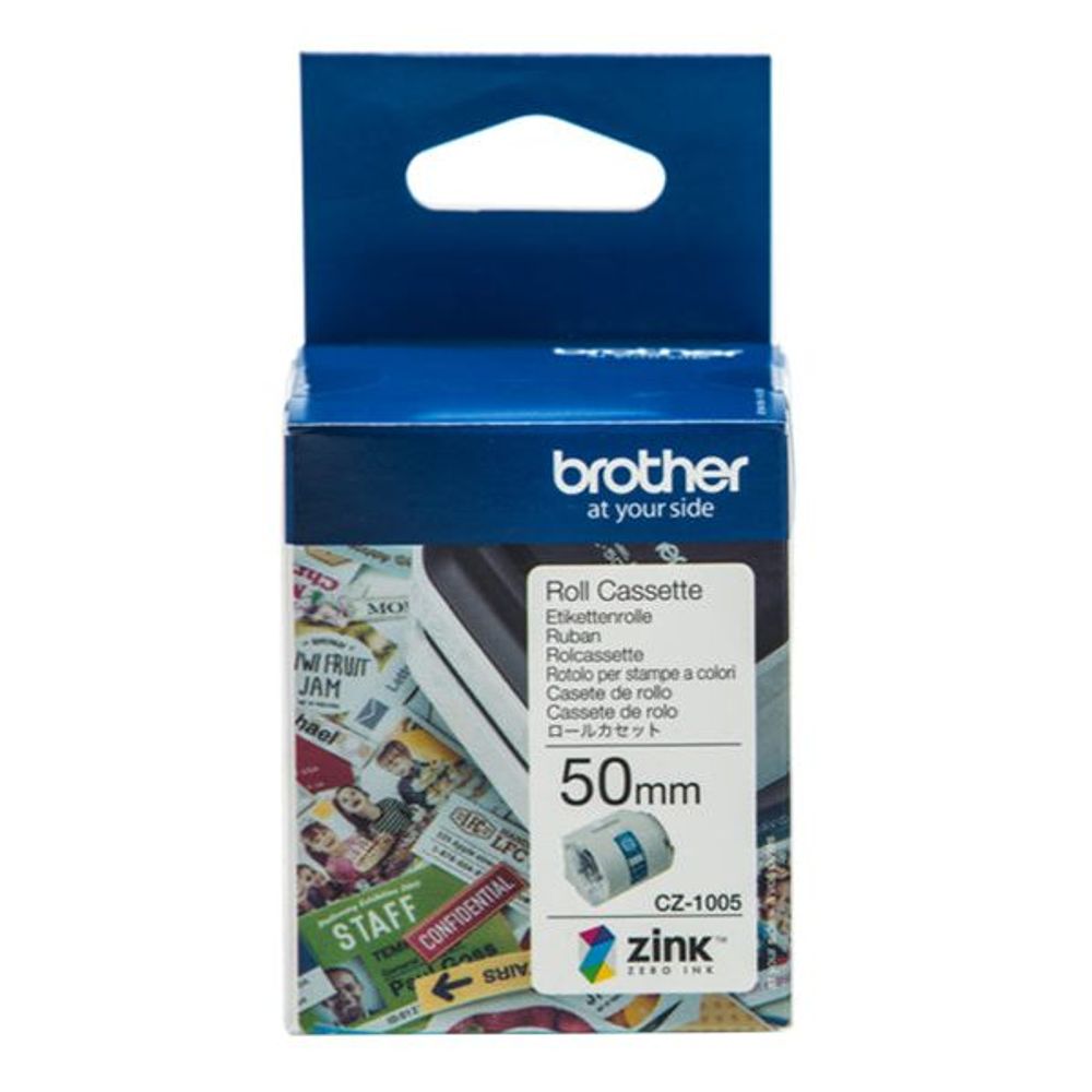 CZ-1005 - Brother CZ-1005 50mm Printable Roll Cassette