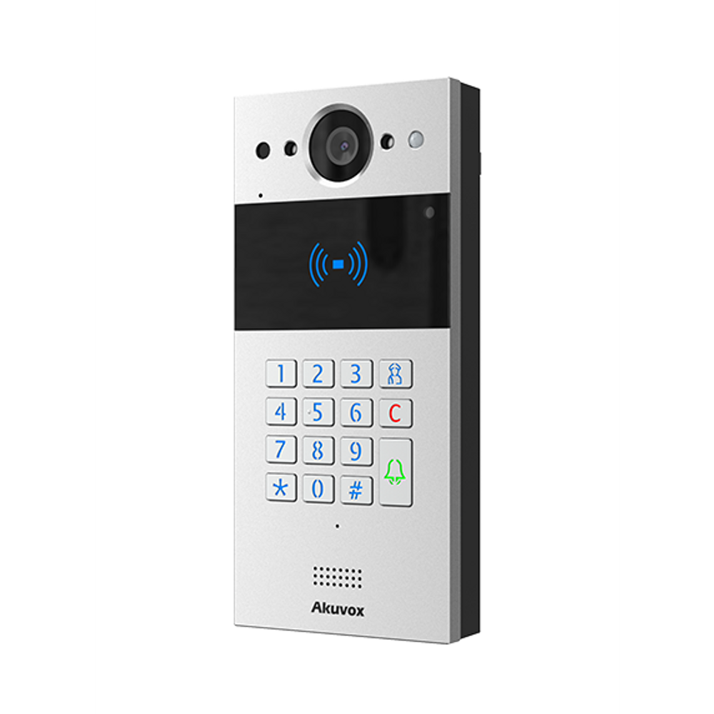 IntercomKit-2Wire - Akuvox 2-Wire Intercom Kit doorphone with a numeric keypad & 7" WiFi Indoor Monitor