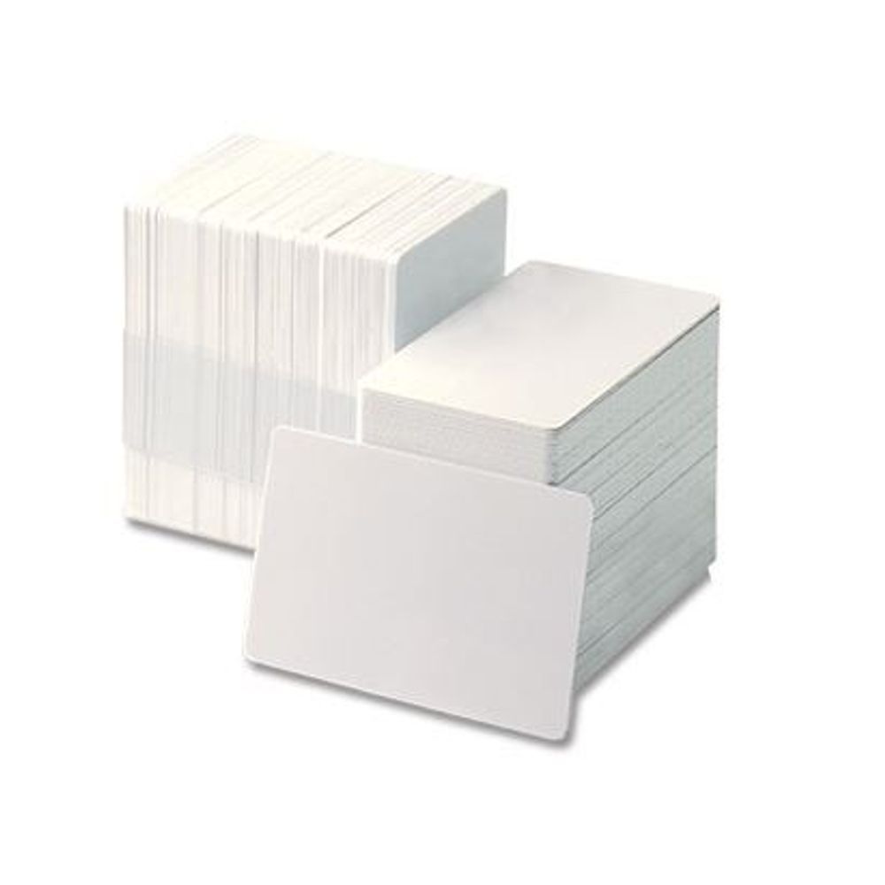 BCZEWHI500 - Zebra Single Side USB Card Printer Box of 500 White PVC Cards