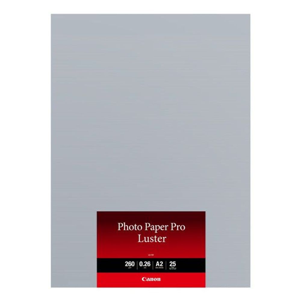 LU-101A2-25 - Canon LU-101 A2 Luster 260gsm Photo Paper Pro - 25 Sheets