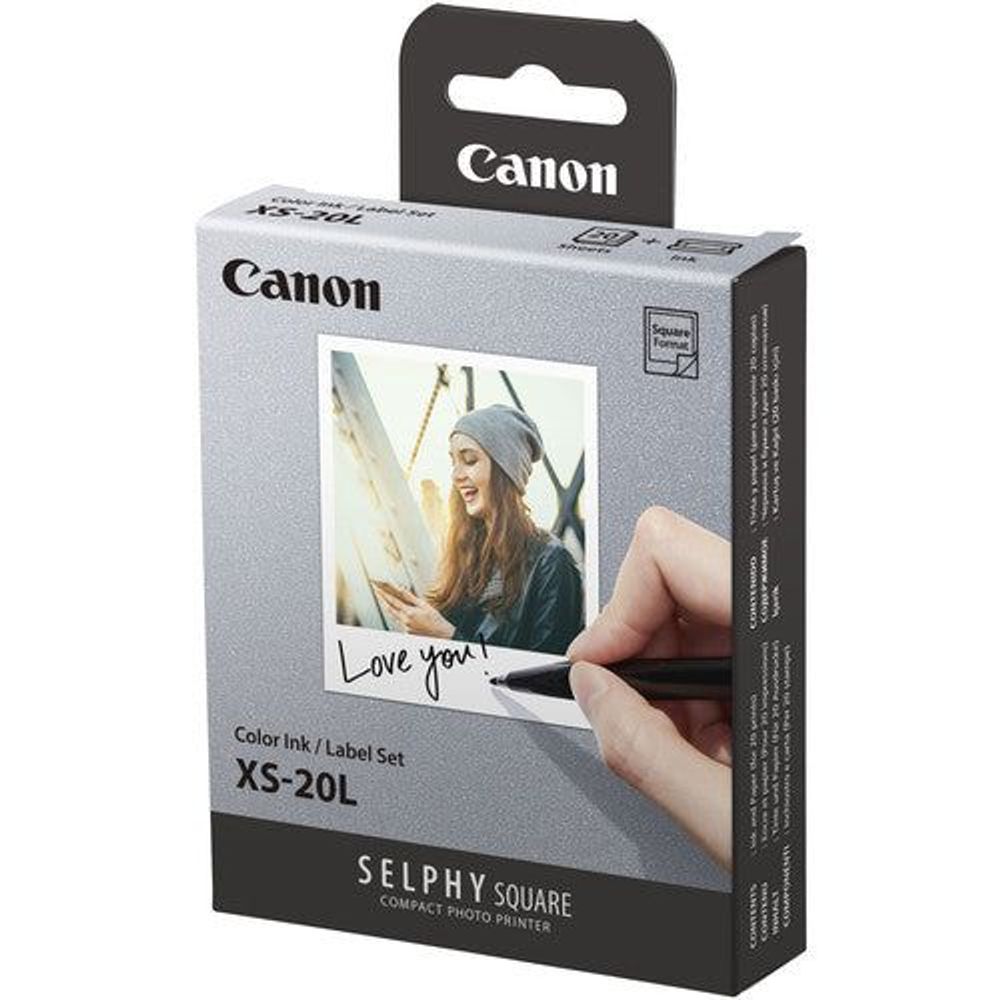 XS-20L - Canon Selphy XS-20L Photo Paper + Ink 20 Pack