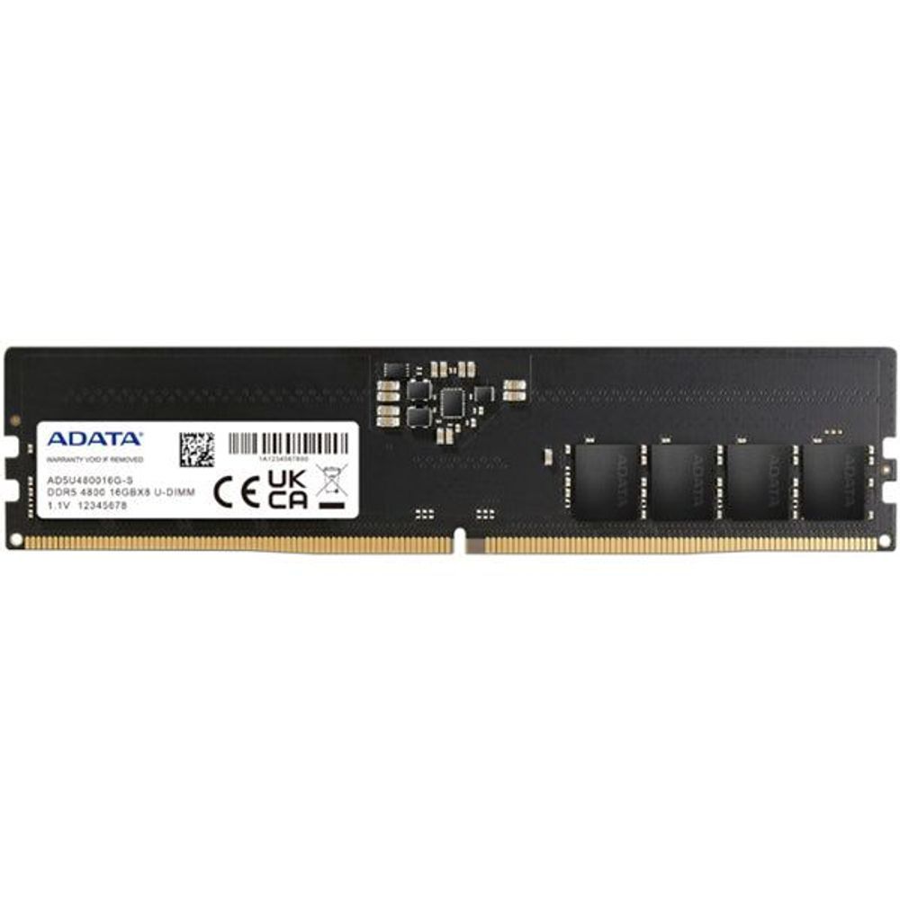 AD5U48008G-S - Adata 8GB DDR5-4800 RAM DIMM Lifetime wty