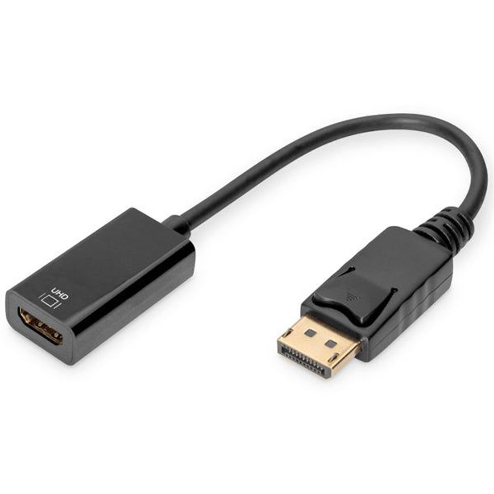 DB-340415-002-S - Digitus DisplayPort (M) to HDMI Type A (F) Active Adapter Cable