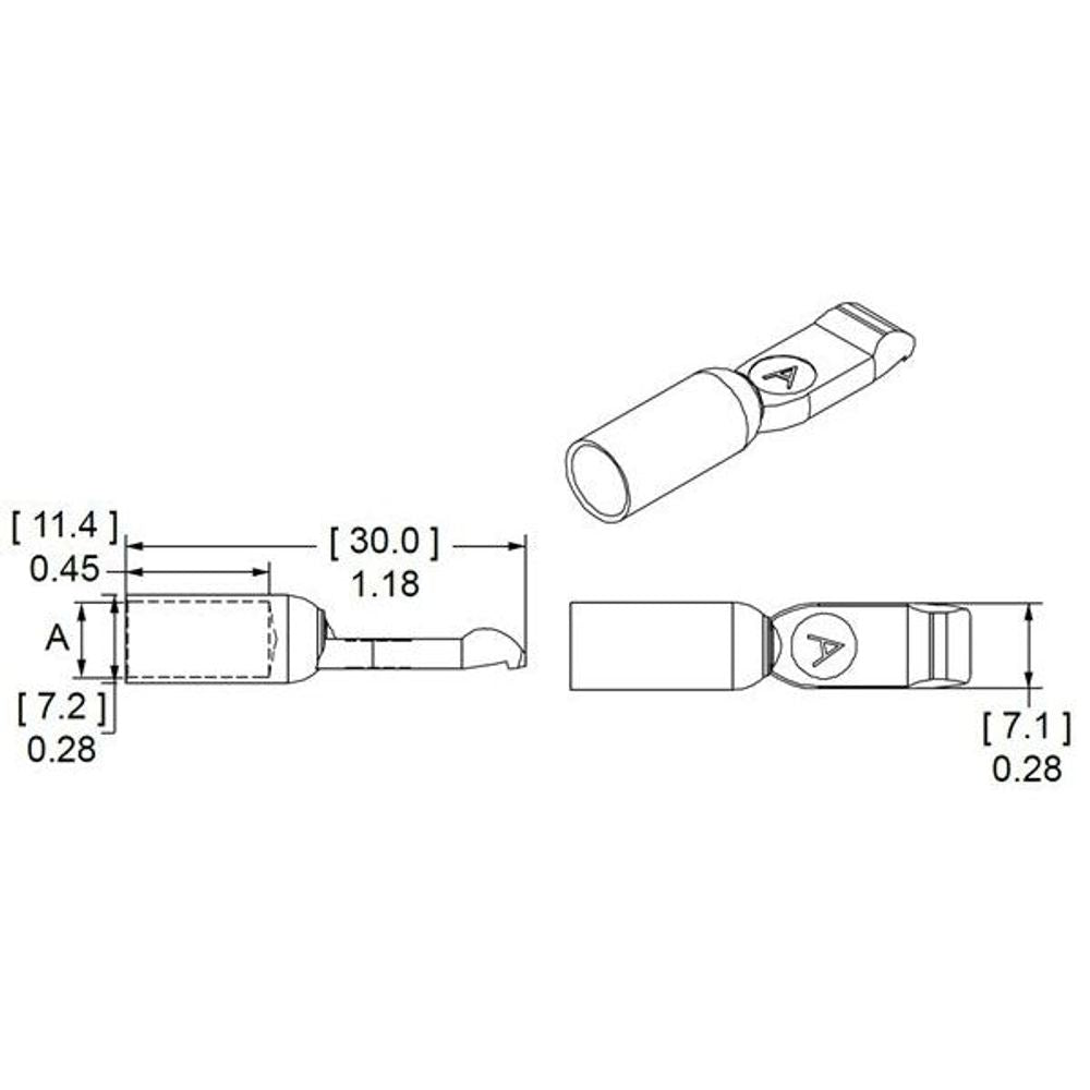 303083 - PP75 SB50 Individual Contact AWG 10-12