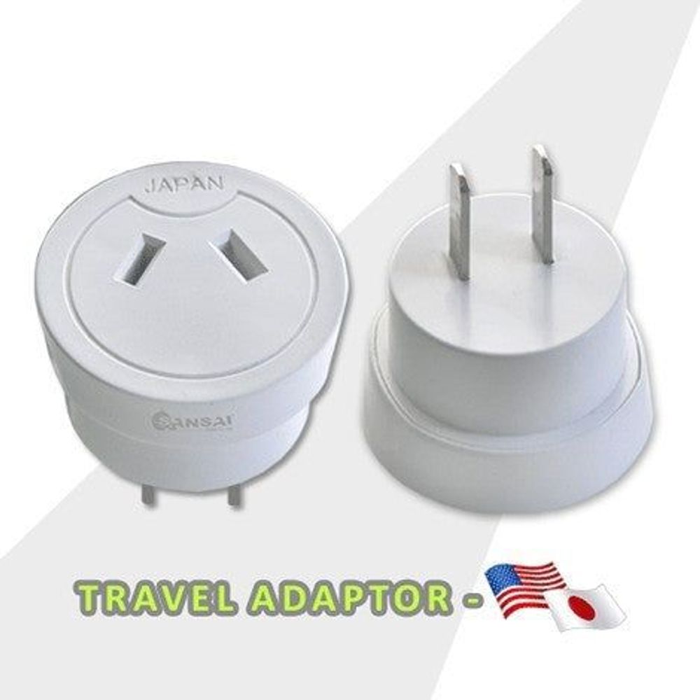 STV-1007 - Sansai OutboundTravel Adapter - NZ/AU to Japan Plug