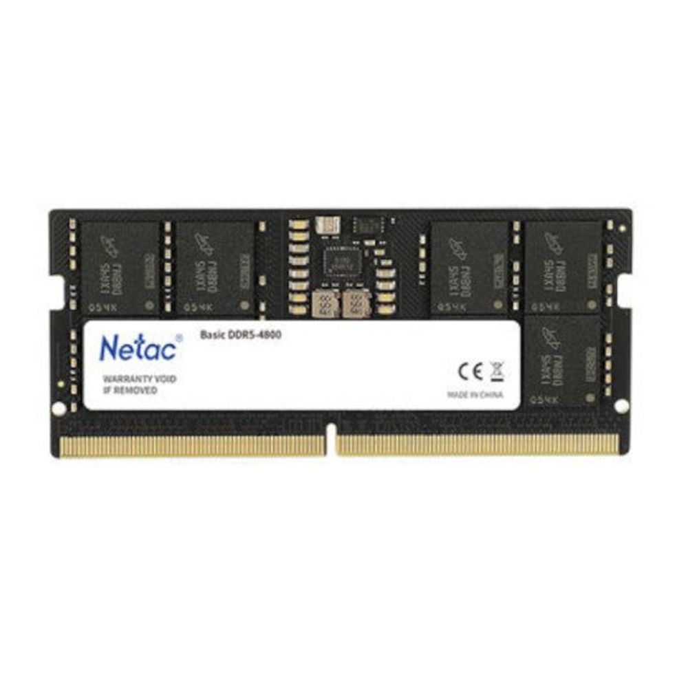 NTBSD5N48SP-16 - Netac 16GB DDR5-4800 C40 SoDIMM Lifetime wty