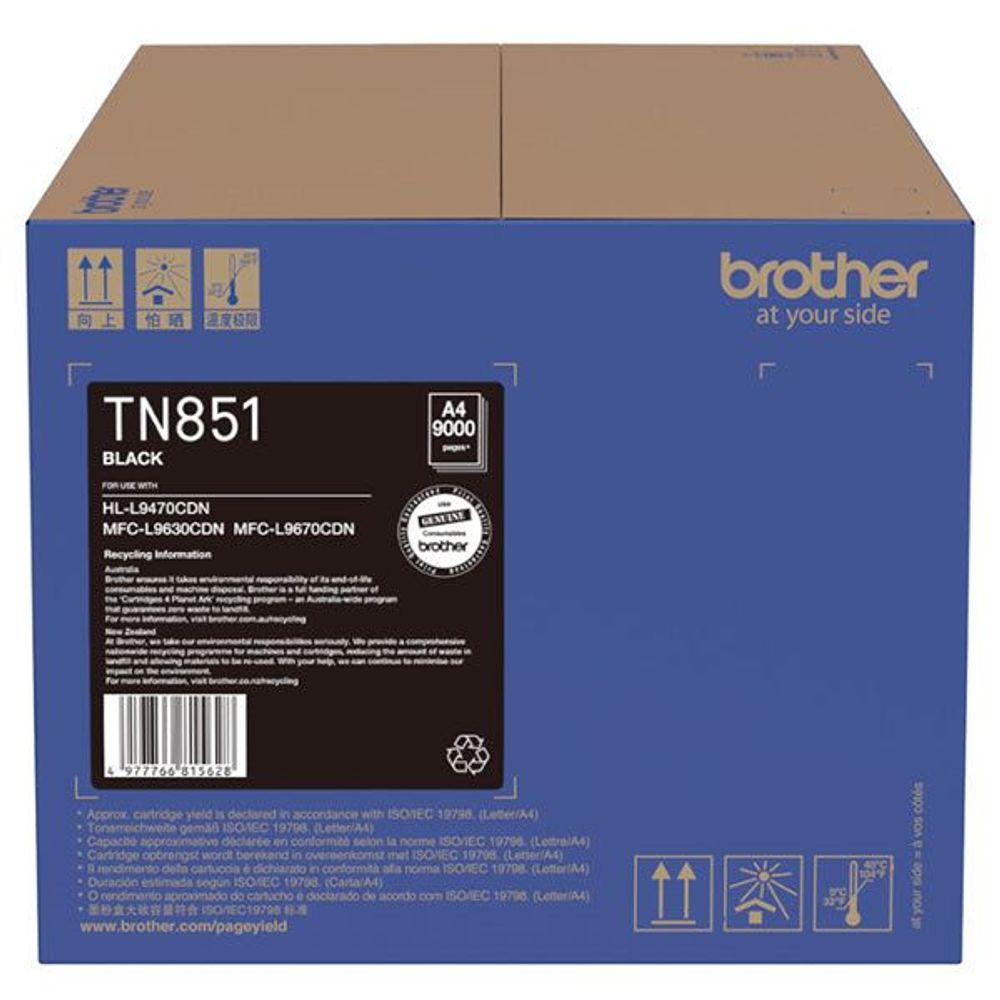 TN851BK - Brother TN851BK Black Standard Toner